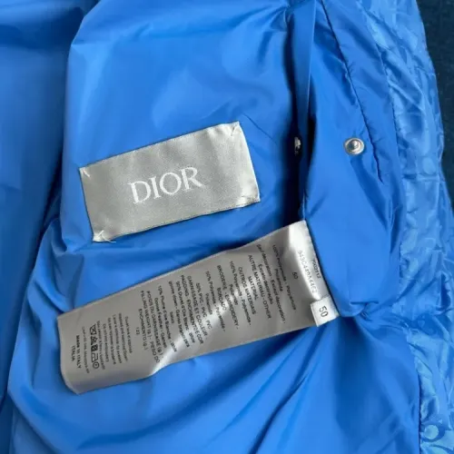Replica Christian Dior Down Feather Coat Long Sleeved For Men #1391881 $195.00 USD for Wholesale