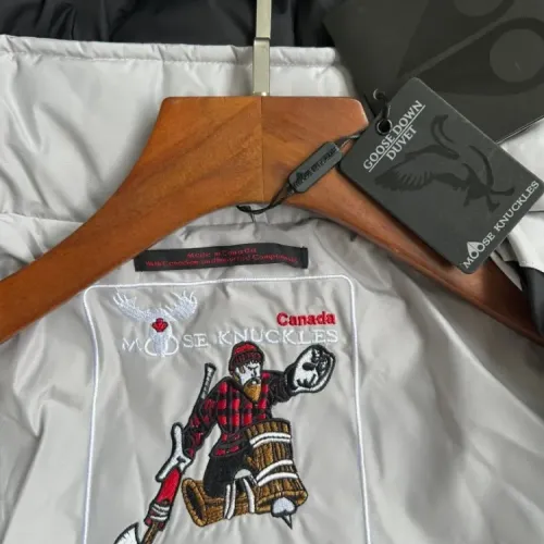 Replica Moose Knuckles Down Feather Coat Long Sleeved For Men #1391889 $222.00 USD for Wholesale