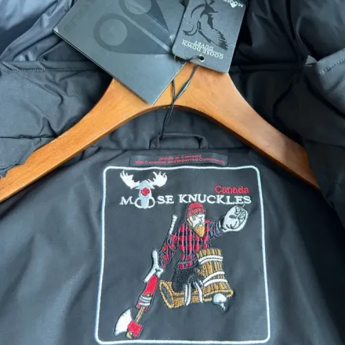 Replica Moose Knuckles Down Feather Coat Long Sleeved For Men #1391890 $222.00 USD for Wholesale