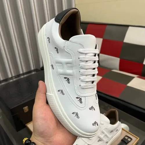 Replica Hermes Casual Shoes For Men #1391900 $80.00 USD for Wholesale