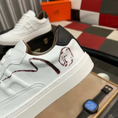 Replica Hermes Casual Shoes For Men #1391901 $80.00 USD for Wholesale