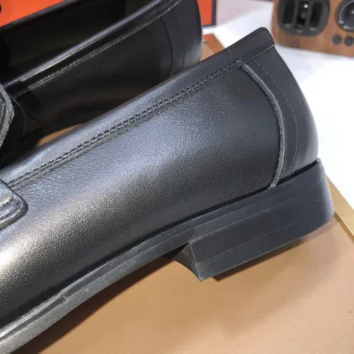 Replica Hermes Leather Shoes For Men #1391939 $98.00 USD for Wholesale