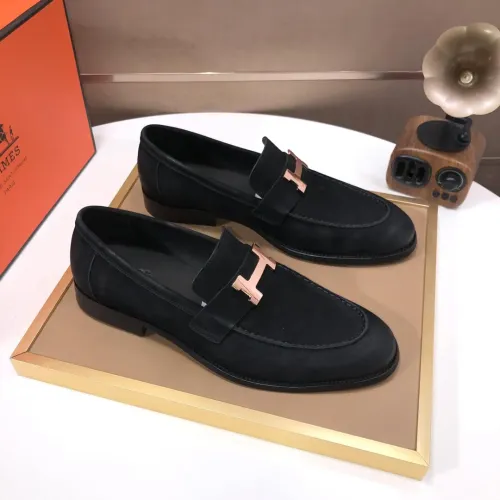 Wholesale Hermes Leather Shoes For Men #1391951 $98.00 USD, Wholesale Quality Replica Hermes Leather Shoes