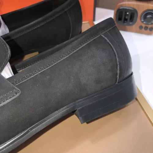 Replica Hermes Leather Shoes For Men #1391951 $98.00 USD for Wholesale