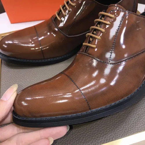 Replica Hermes Leather Shoes For Men #1391963 $88.00 USD for Wholesale