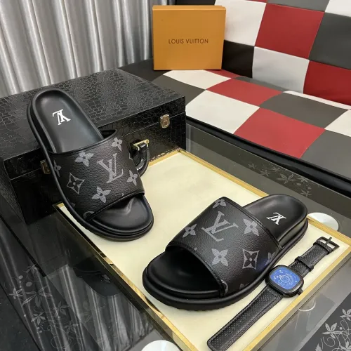 Replica Louis Vuitton Slippers For Men #1392029 $64.00 USD for Wholesale