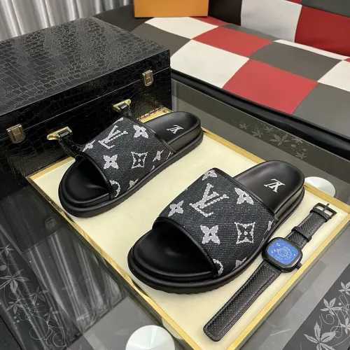 Wholesale Louis Vuitton Slippers For Men #1392033 $64.00 USD, Wholesale Quality Replica Louis Vuitton Slippers