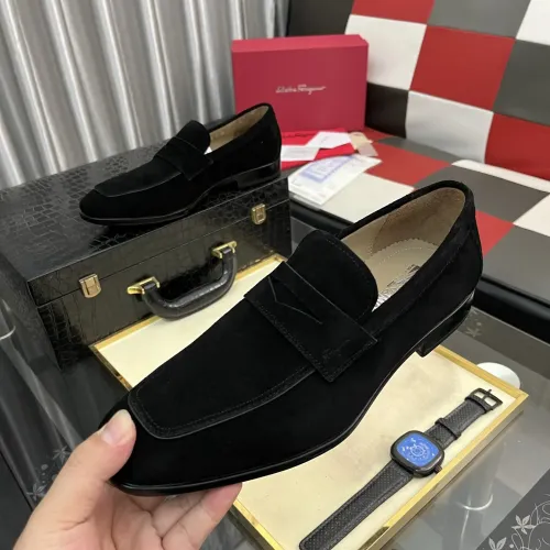 Wholesale Salvatore Ferragamo Leather Shoes For Men #1392086 $108.00 USD, Wholesale Quality Replica Salvatore Ferragamo Leather Shoes