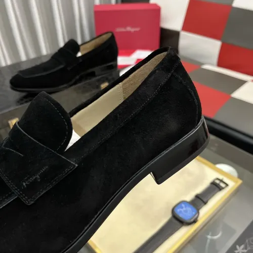 Replica Salvatore Ferragamo Leather Shoes For Men #1392086 $108.00 USD for Wholesale