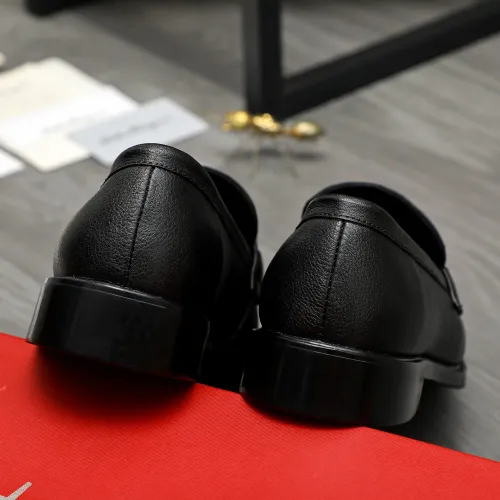 Replica Salvatore Ferragamo Leather Shoes For Men #1392087 $85.00 USD for Wholesale