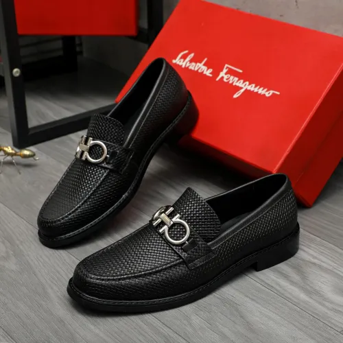 Wholesale Salvatore Ferragamo Leather Shoes For Men #1392089 $85.00 USD, Wholesale Quality Replica Salvatore Ferragamo Leather Shoes