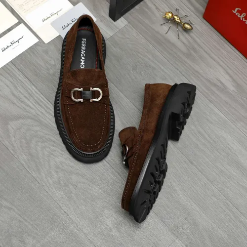 Wholesale Salvatore Ferragamo Leather Shoes For Men #1392097 $112.00 USD, Wholesale Quality Replica Salvatore Ferragamo Leather Shoes