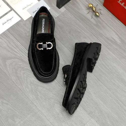 Wholesale Salvatore Ferragamo Leather Shoes For Men #1392100 $112.00 USD, Wholesale Quality Replica Salvatore Ferragamo Leather Shoes