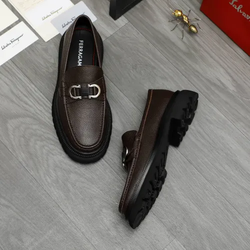 Wholesale Salvatore Ferragamo Leather Shoes For Men #1392102 $112.00 USD, Wholesale Quality Replica Salvatore Ferragamo Leather Shoes