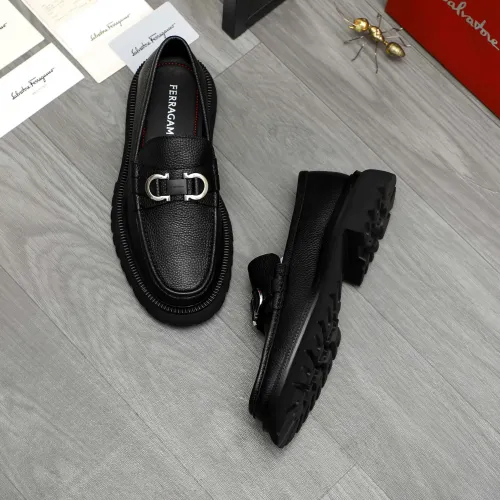 Wholesale Salvatore Ferragamo Leather Shoes For Men #1392104 $112.00 USD, Wholesale Quality Replica Salvatore Ferragamo Leather Shoes