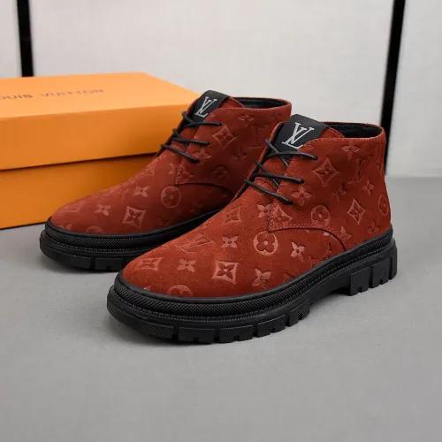 Wholesale Louis Vuitton Boots For Men #1392147 $92.00 USD, Wholesale Quality Replica Louis Vuitton Boots