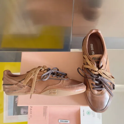 Wholesale MIU MIU Casual Shoes For Women #1392232 $125.00 USD, Wholesale Quality Replica MIU MIU Casual Shoes