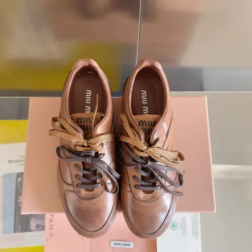 Replica MIU MIU Casual Shoes For Women #1392232 $125.00 USD for Wholesale