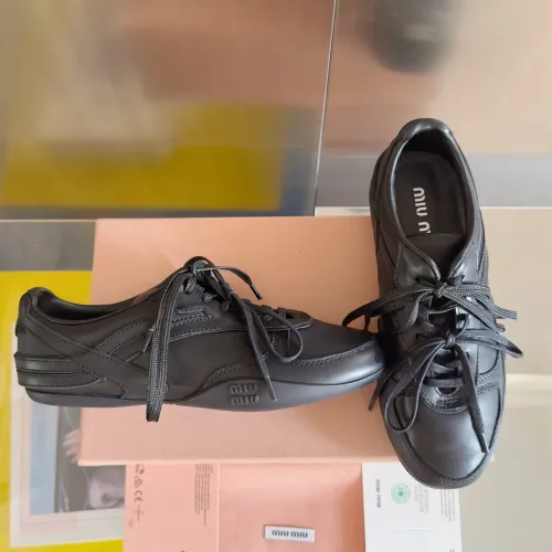 Wholesale MIU MIU Casual Shoes For Women #1392233 $125.00 USD, Wholesale Quality Replica MIU MIU Casual Shoes