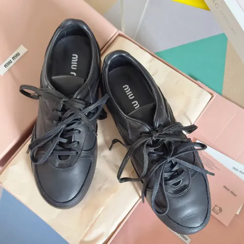 Replica MIU MIU Casual Shoes For Women #1392233 $125.00 USD for Wholesale