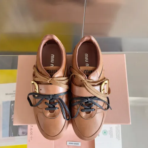 Replica MIU MIU Casual Shoes For Women #1392237 $125.00 USD for Wholesale