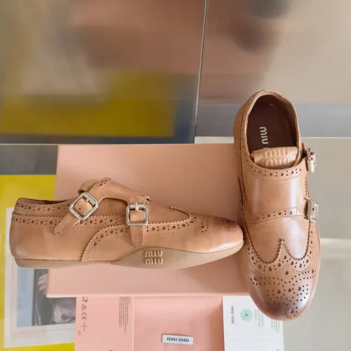 Wholesale MIU MIU Casual Shoes For Women #1392239 $125.00 USD, Wholesale Quality Replica MIU MIU Casual Shoes