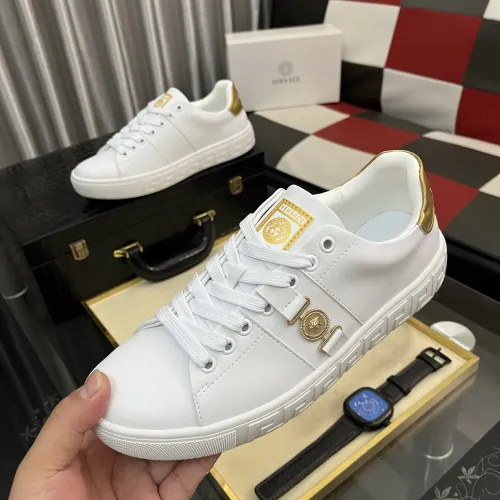 Wholesale Versace Casual Shoes For Men #1392477 $76.00 USD, Wholesale Quality Replica Versace Casual Shoes