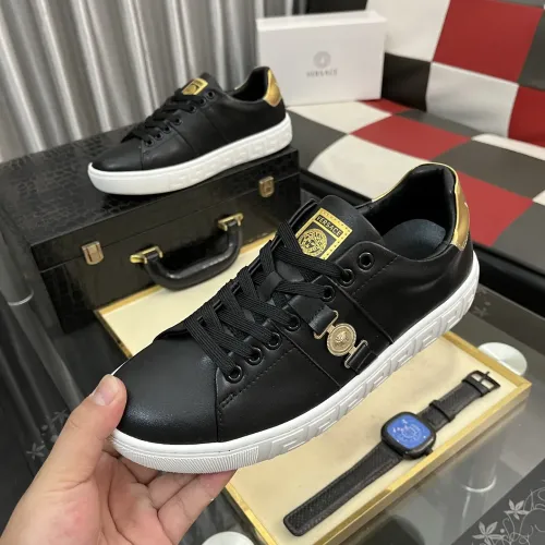 Wholesale Versace Casual Shoes For Men #1392487 $76.00 USD, Wholesale Quality Replica Versace Casual Shoes
