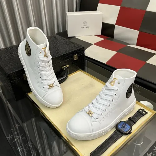 Replica Versace High Tops Shoes For Men #1392488 $80.00 USD for Wholesale