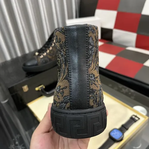 Replica Versace High Tops Shoes For Men #1392492 $80.00 USD for Wholesale