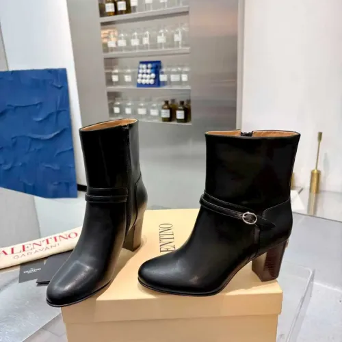 Replica Valentino Boots For Women #1392537 $145.00 USD for Wholesale
