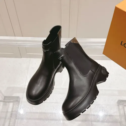 Wholesale Louis Vuitton Boots For Women #1392608 $130.00 USD, Wholesale Quality Replica Louis Vuitton Boots