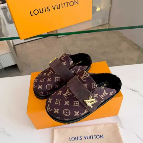 Wholesale Louis Vuitton Slippers For Women #1392620 $85.00 USD, Wholesale Quality Replica Louis Vuitton Slippers