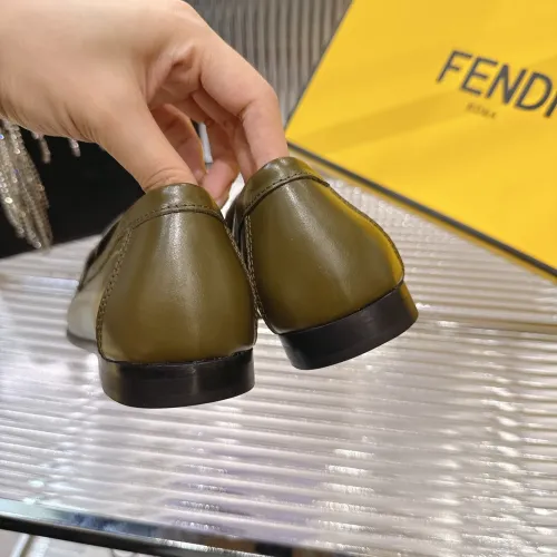 Replica Fendi Leather Shoes For Women #1392621 $102.00 USD for Wholesale