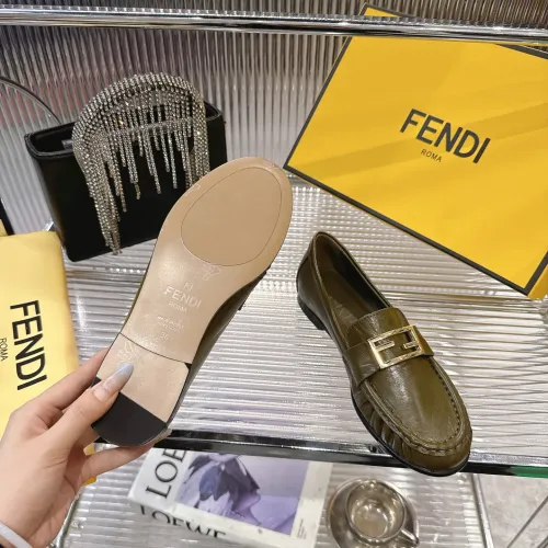 Replica Fendi Leather Shoes For Women #1392621 $102.00 USD for Wholesale