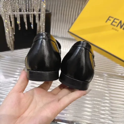 Replica Fendi Leather Shoes For Women #1392622 $102.00 USD for Wholesale