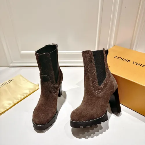 Wholesale Louis Vuitton Boots For Women #1392625 $115.00 USD, Wholesale Quality Replica Louis Vuitton Boots