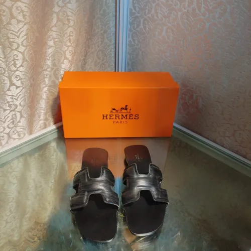 Replica Hermes Slippers For Women #1392655 $98.00 USD for Wholesale