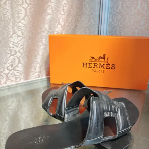 Replica Hermes Slippers For Women #1392655 $98.00 USD for Wholesale