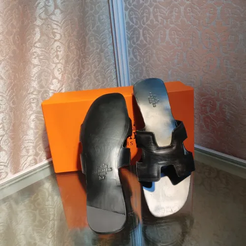 Replica Hermes Slippers For Women #1392655 $98.00 USD for Wholesale