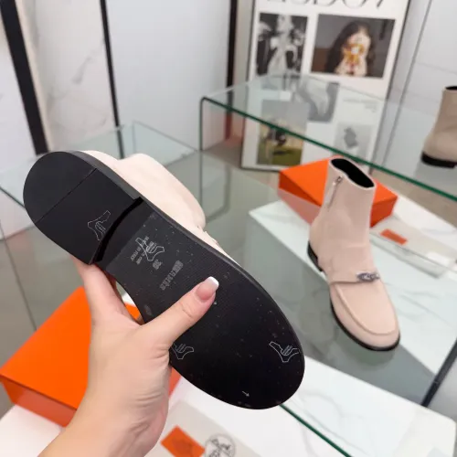 Replica Hermes Boots For Women #1392665 $145.00 USD for Wholesale