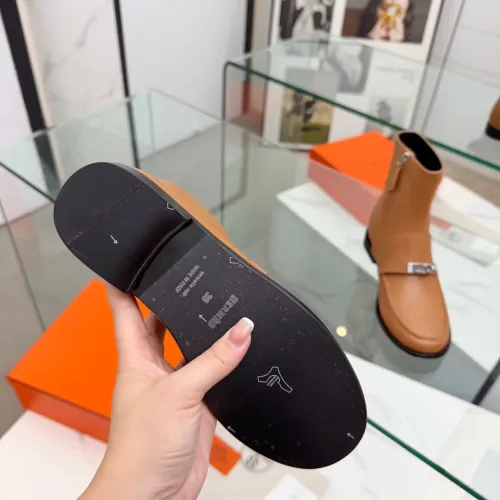 Replica Hermes Boots For Women #1392670 $145.00 USD for Wholesale