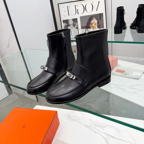 Wholesale Hermes Boots For Women #1392671 $145.00 USD, Wholesale Quality Replica Hermes Boots