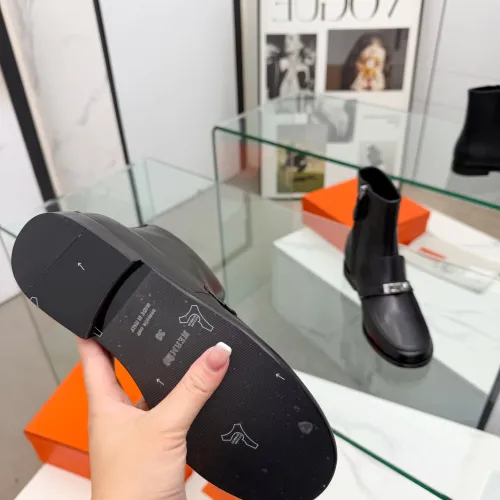 Replica Hermes Boots For Women #1392671 $145.00 USD for Wholesale
