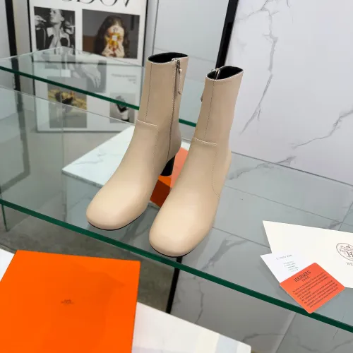 Replica Hermes Boots For Women #1392672 $145.00 USD for Wholesale