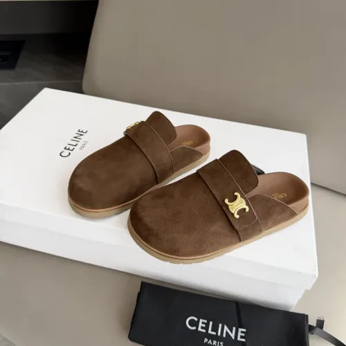 Wholesale Celine Slippers For Women #1392703 $85.00 USD, Wholesale Quality Replica Celine Slippers