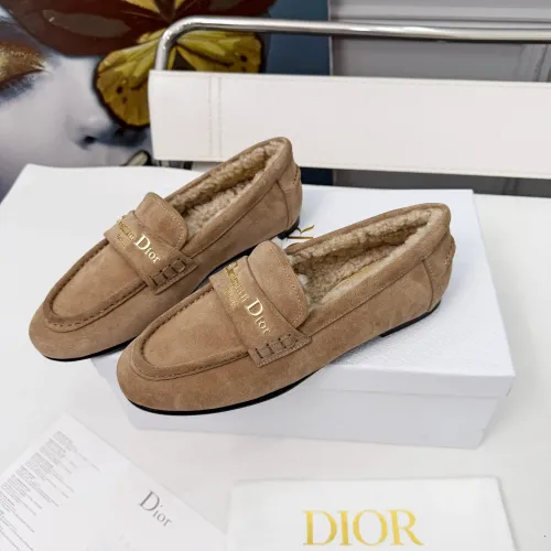 Wholesale Christian Dior Leather Shoes For Women #1392715 $112.00 USD, Wholesale Quality Replica Christian Dior Leather Shoes