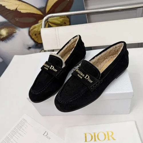 Wholesale Christian Dior Leather Shoes For Women #1392720 $112.00 USD, Wholesale Quality Replica Christian Dior Leather Shoes