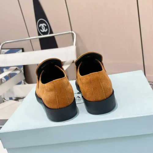 Replica Prada Leather Shoes For Women #1392726 $102.00 USD for Wholesale