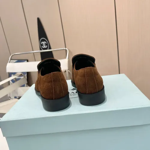 Replica Prada Leather Shoes For Women #1392728 $102.00 USD for Wholesale